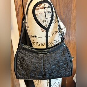 Vera Bradley Black Quilted Shoulder Bag